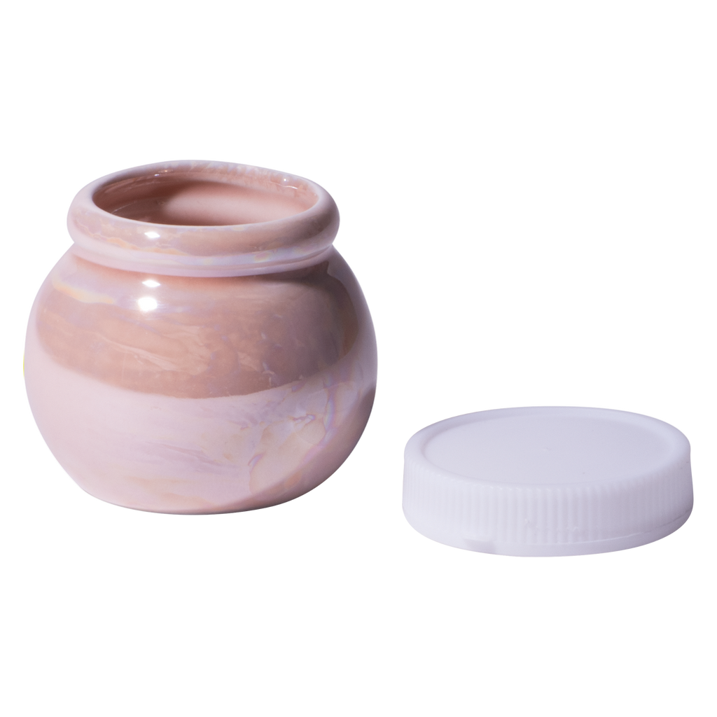 Debra Lynn Porcelain Jar With Lid Pink - 30ml (DL-C525)