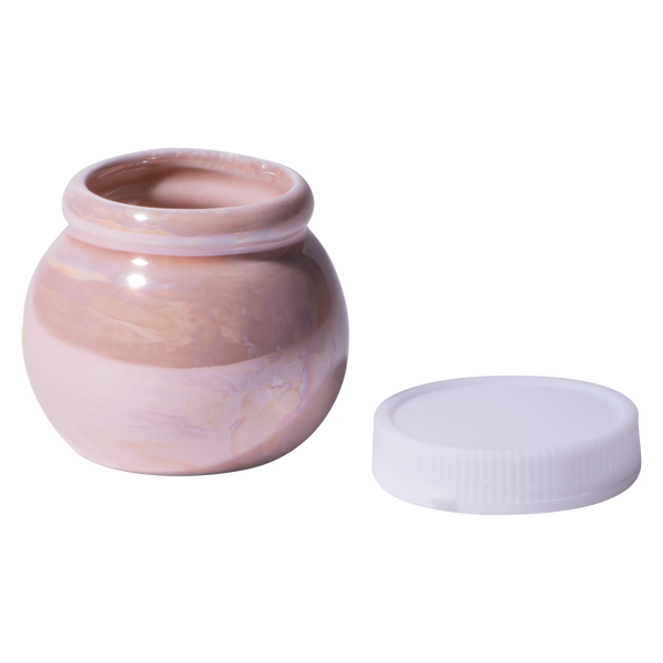 Debra Lynn Porcelain Jar With Lid Pink - 30ml (DL-C525)