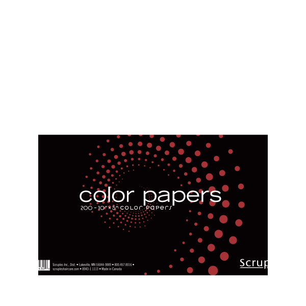 Scruples Color Papers 10" x 5" 200pk