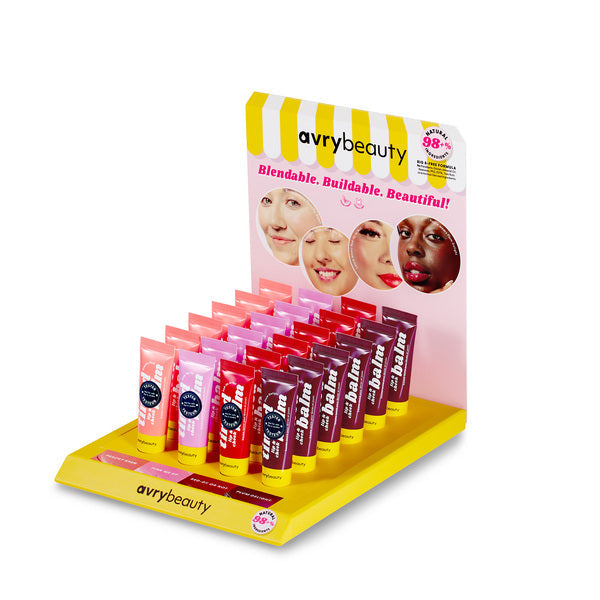 Avry Lip & Cheek Tinted Balm Display Kit