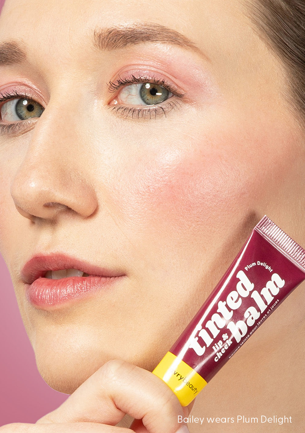 Avry Lip & Cheek Tinted Balm - Plum Delight