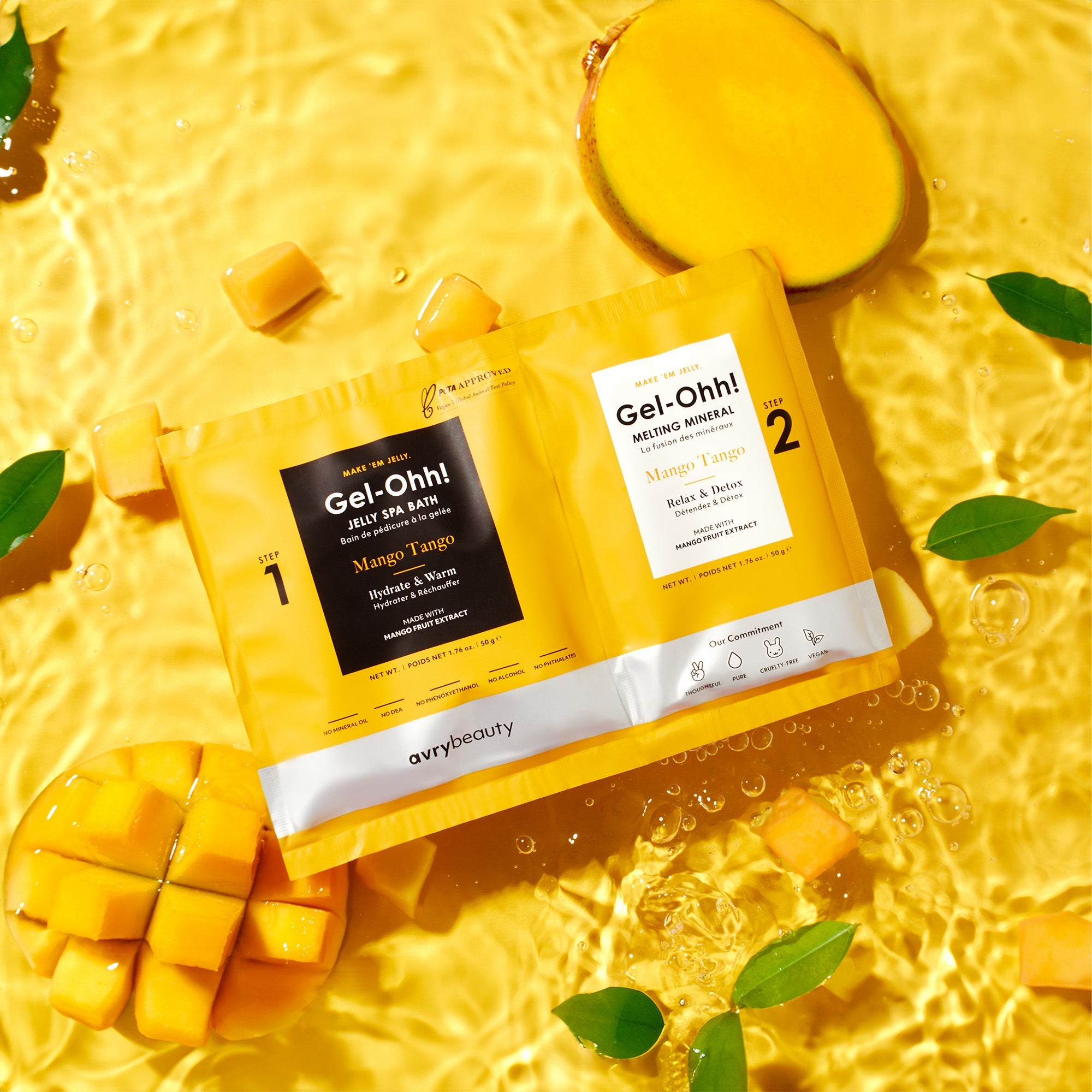 Avry Gel-Ohh Jelly Spa Bath - Mango