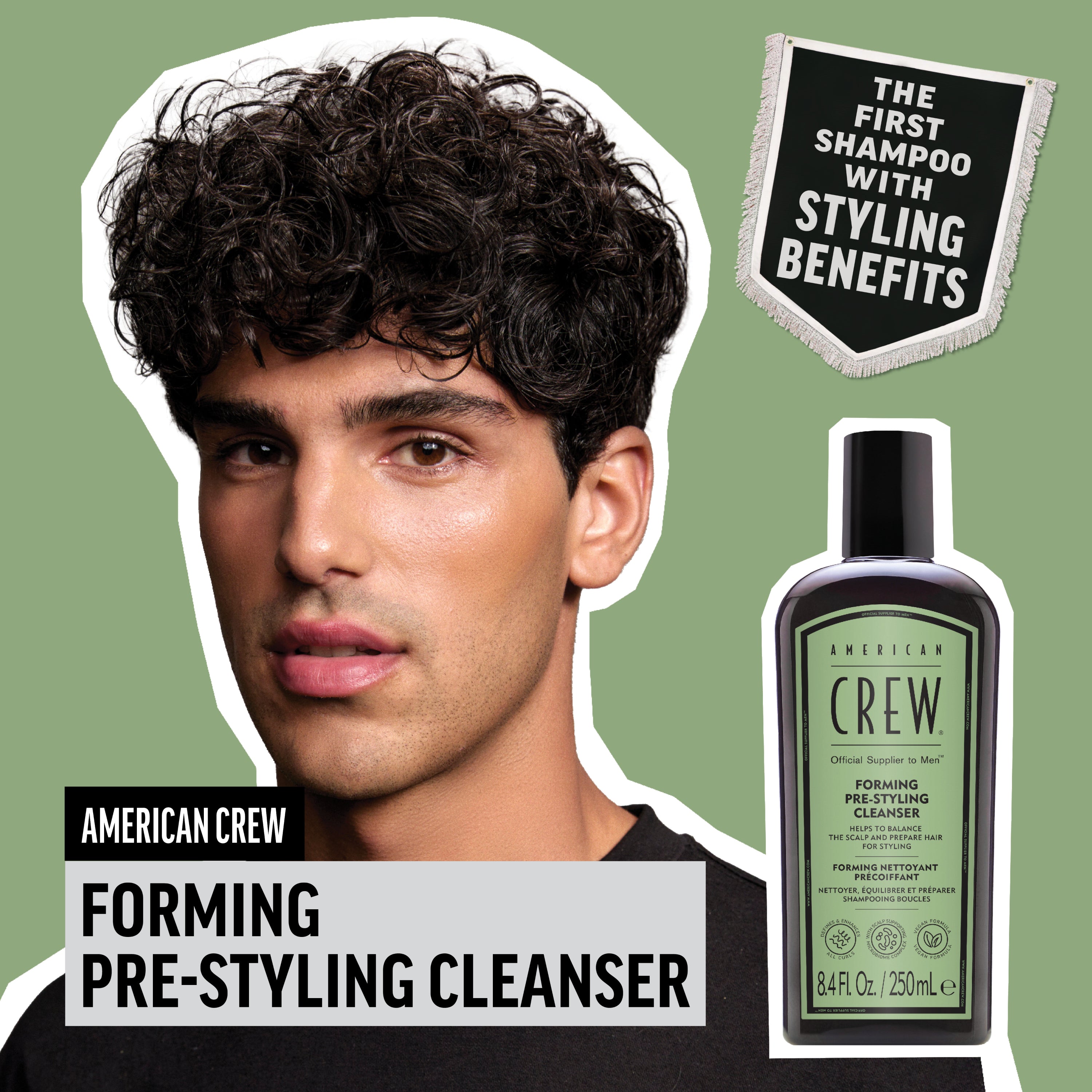 American Crew Forming Pre Styling Cleanser Shampoo 8.4oz Secondary image