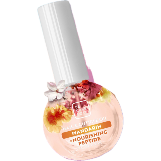 Be Care Love Nail & Cuticle Oil - Nourishing Peptide - Mandarin 1oz Main image