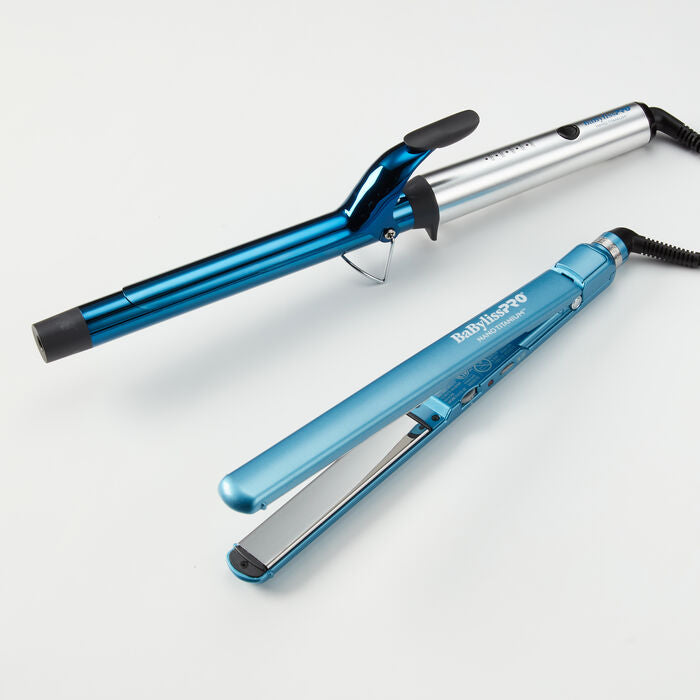 Babyliss Pro Nano Titanium 1" Flat Iron & Curling Iron Duo (BNTPP62UC) Main image