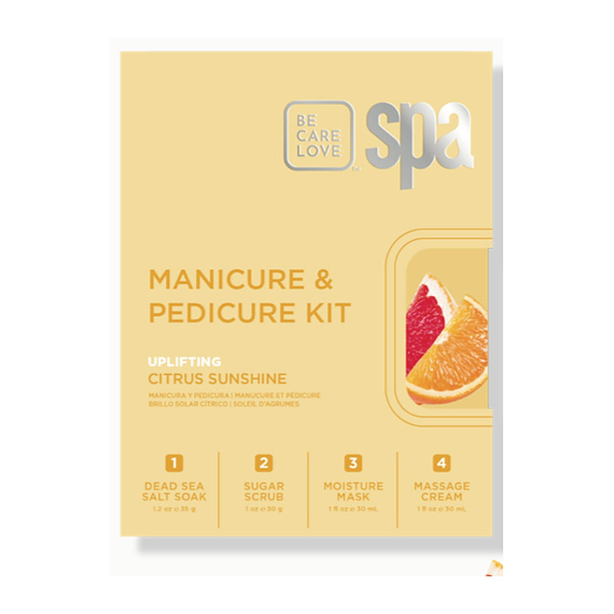 Be Care Love Citrus Sunshine 4-Step Packet Box