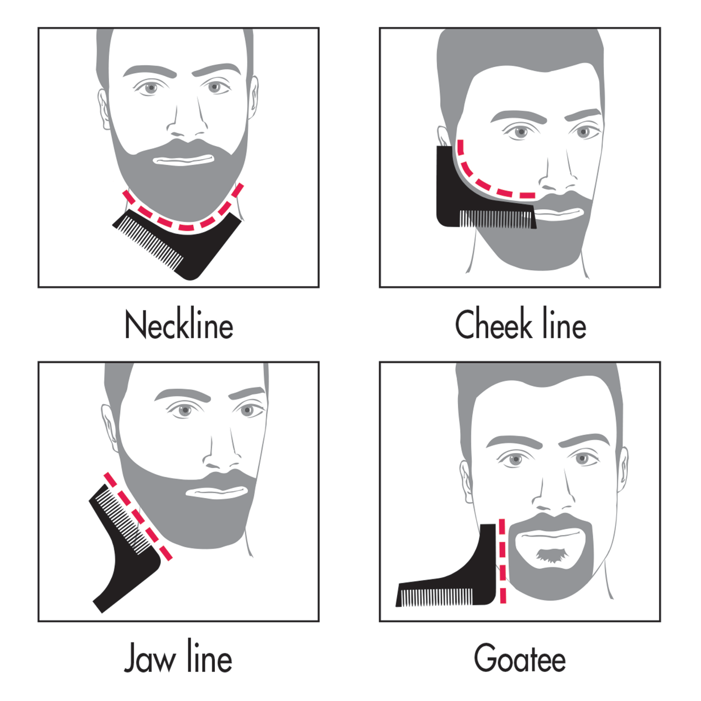 Scalpmaster Barber Beard Styling Tool (SC9293) Secondary image