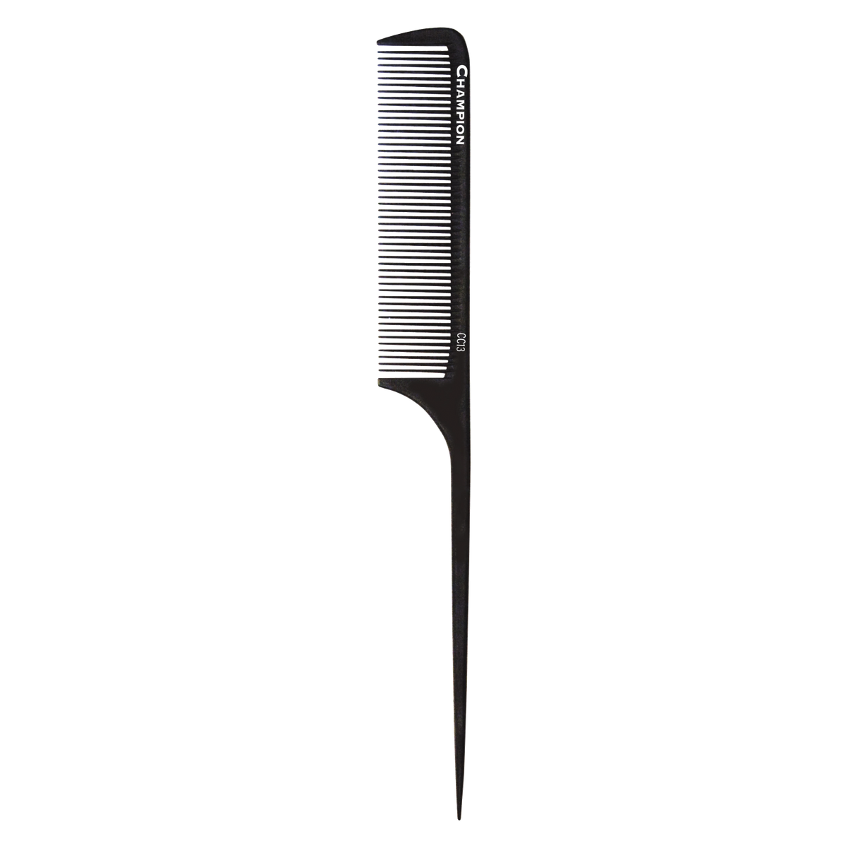 Champion 9 1/2" Carbon Rat Tail Comb Coarse Main image