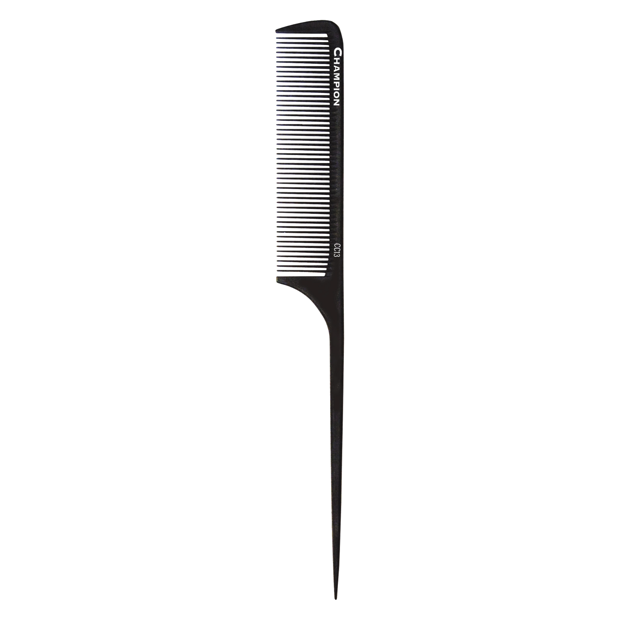 Champion 9 1/2" Carbon Rat Tail Comb Coarse