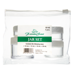 Fantasea Clear Jars 4pk (B145)