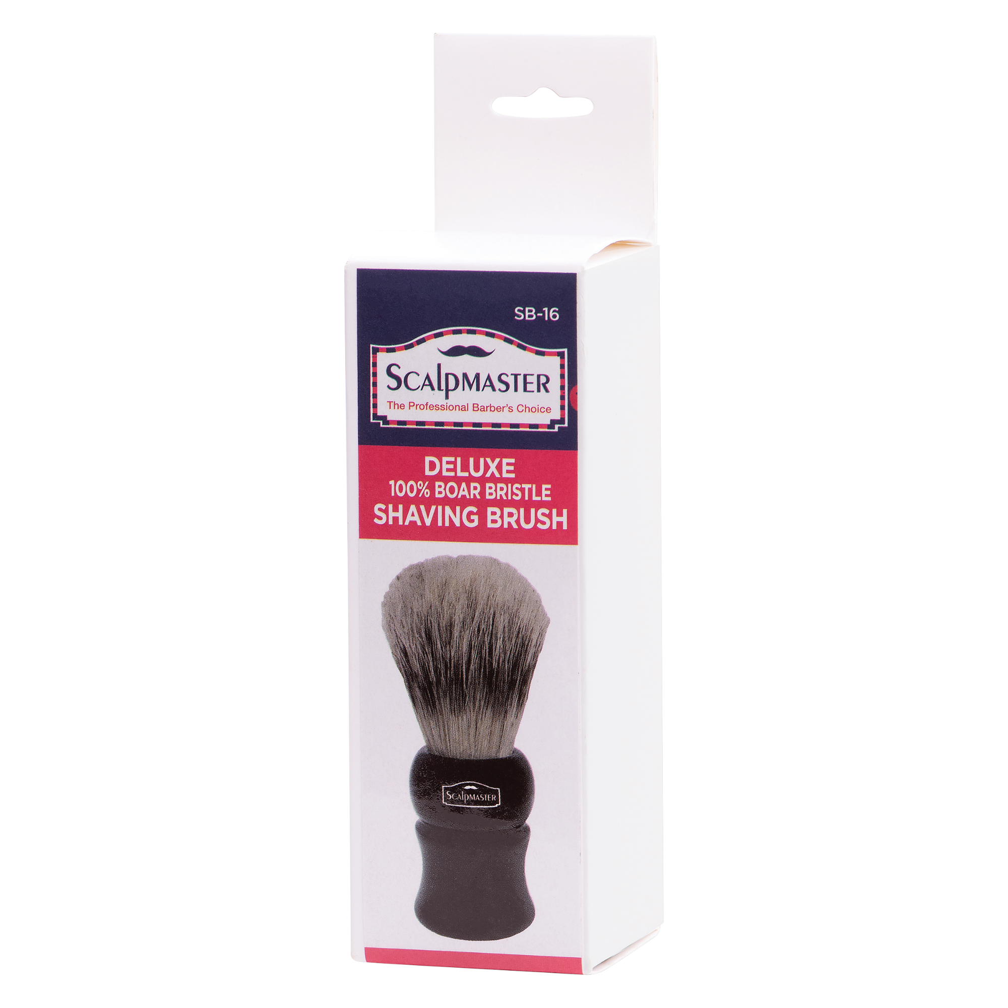 Scalpmaster Delux 100% Boar Shaving Brush (SB-16)