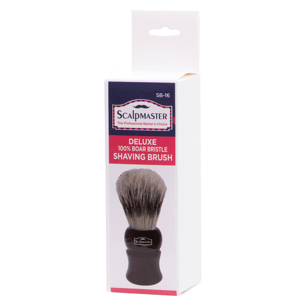 Scalpmaster Delux 100% Boar Shaving Brush (SB-16)