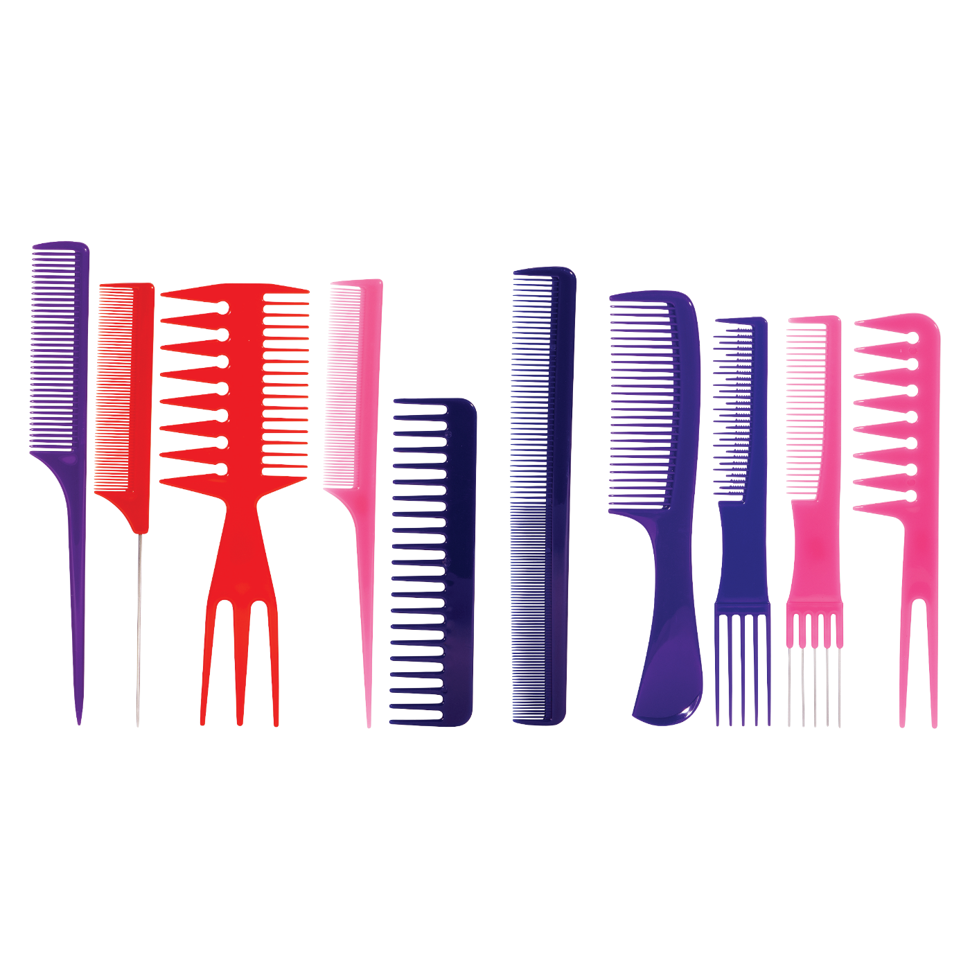 Aristocrat Assorted Comb Set in a Roll Up (AR-44) Main image