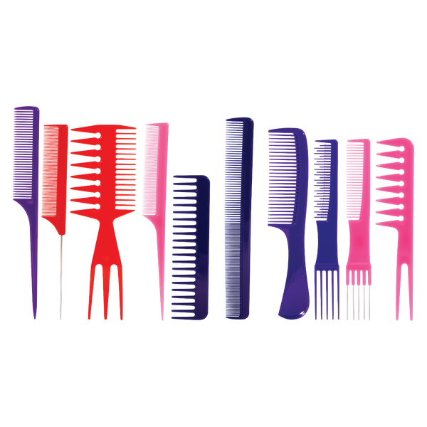 Aristocrat Assorted Comb Set in a Roll Up (AR-44)