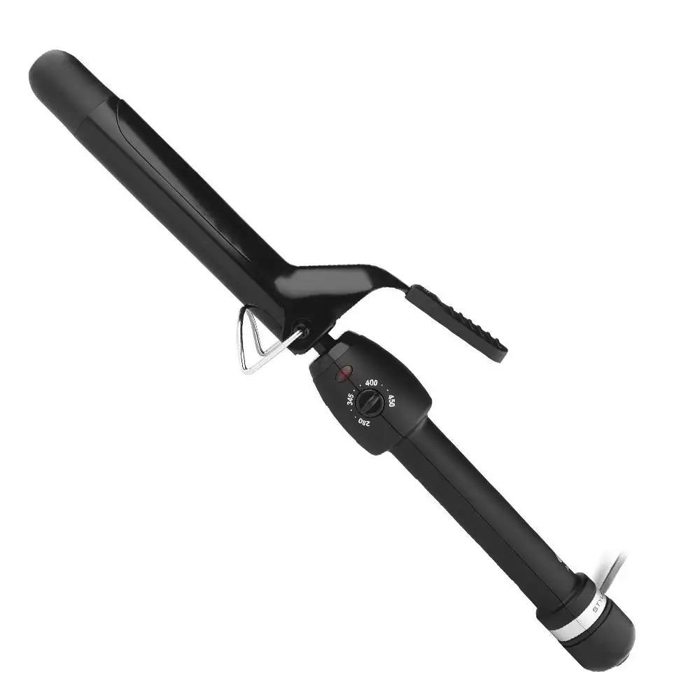 StyleCraft Black Gold Spring Curling Iron 1" Main image
