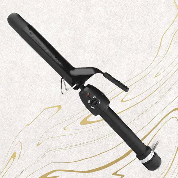 StyleCraft Black Gold Spring Curling Iron 1"