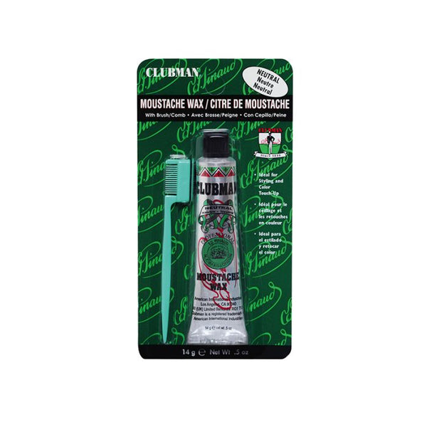 Clubman Moustache Wax Neutral 0.5oz