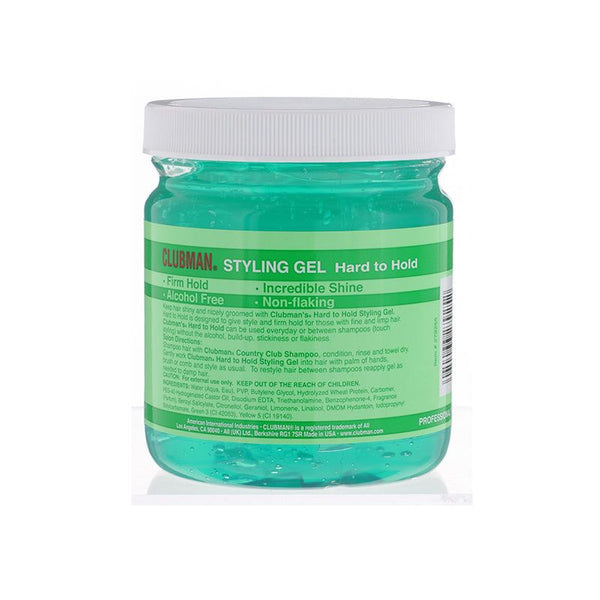 Clubman Hard To Hold Styling Gel 16oz