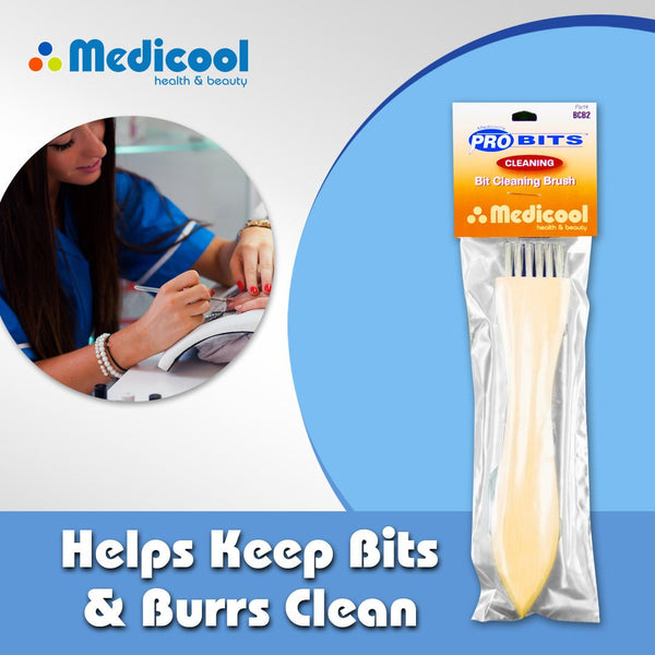 Medicool Nail Bit Cleaning Brush