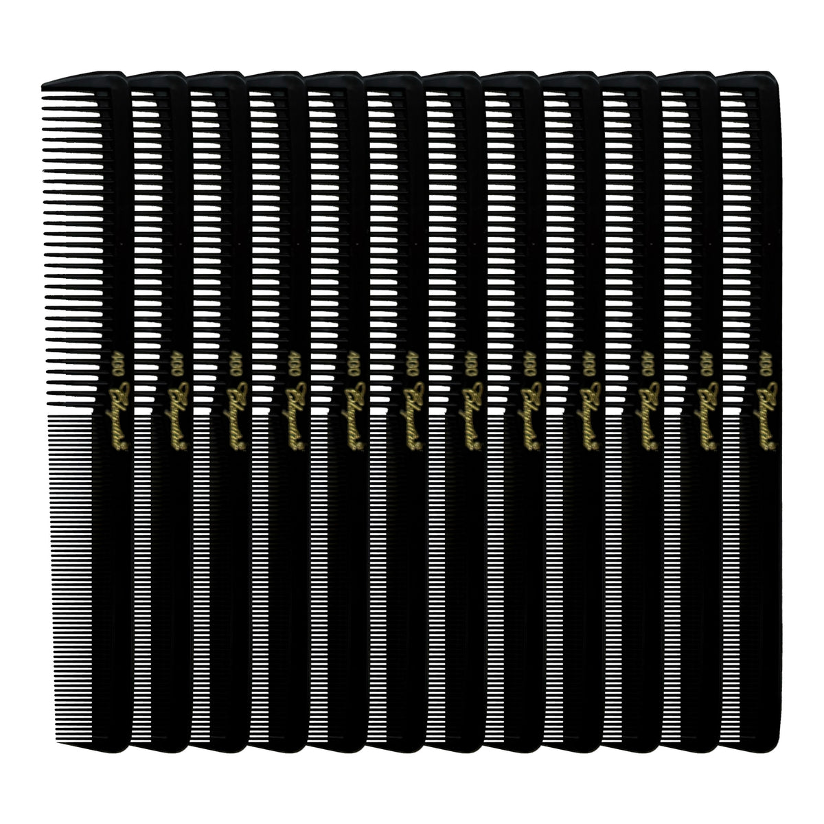 Cleopatra Styling Comb - #400 - Plum - 12 Pack