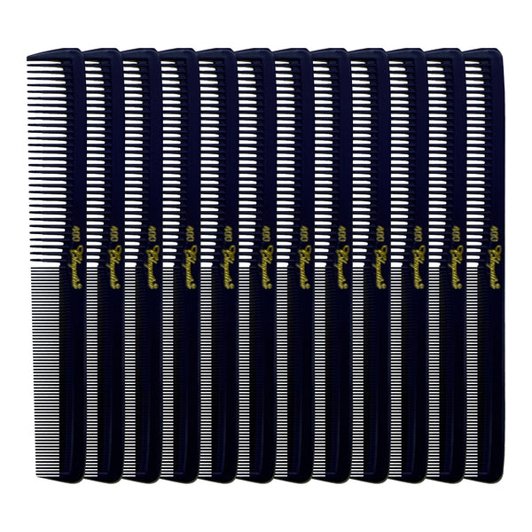 Cleopatra Styling Comb - #400 - Purple - 12 Pack