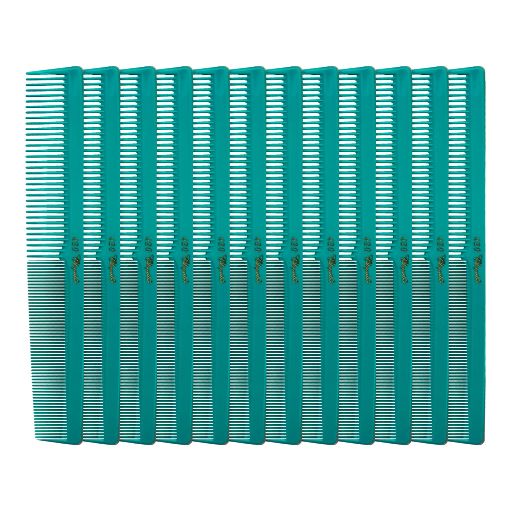 Cleopatra Styling Comb - #420 - Mint Green - 12 Pack