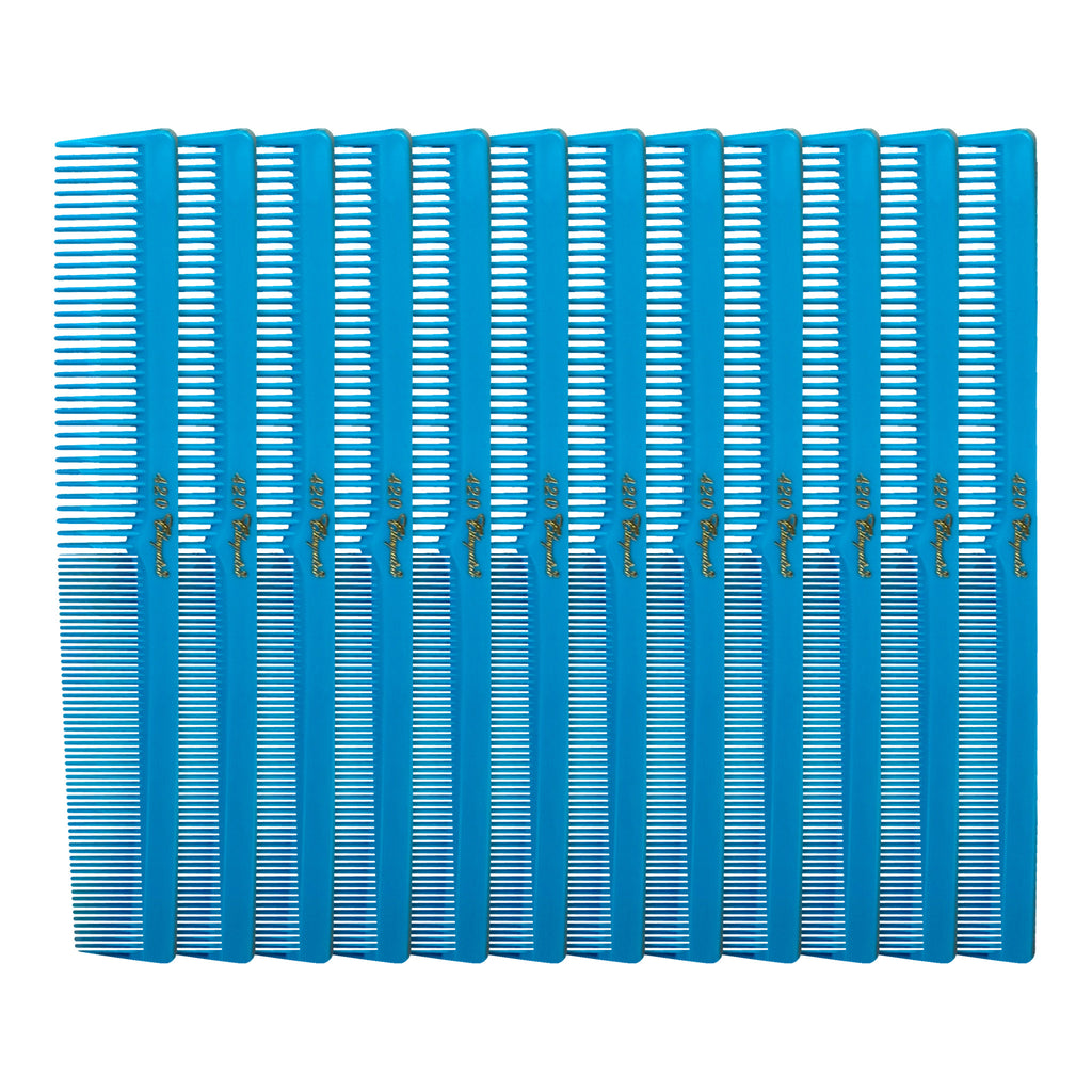 Cleopatra Styling Comb - #420 - Baby Blue - 12 Pack