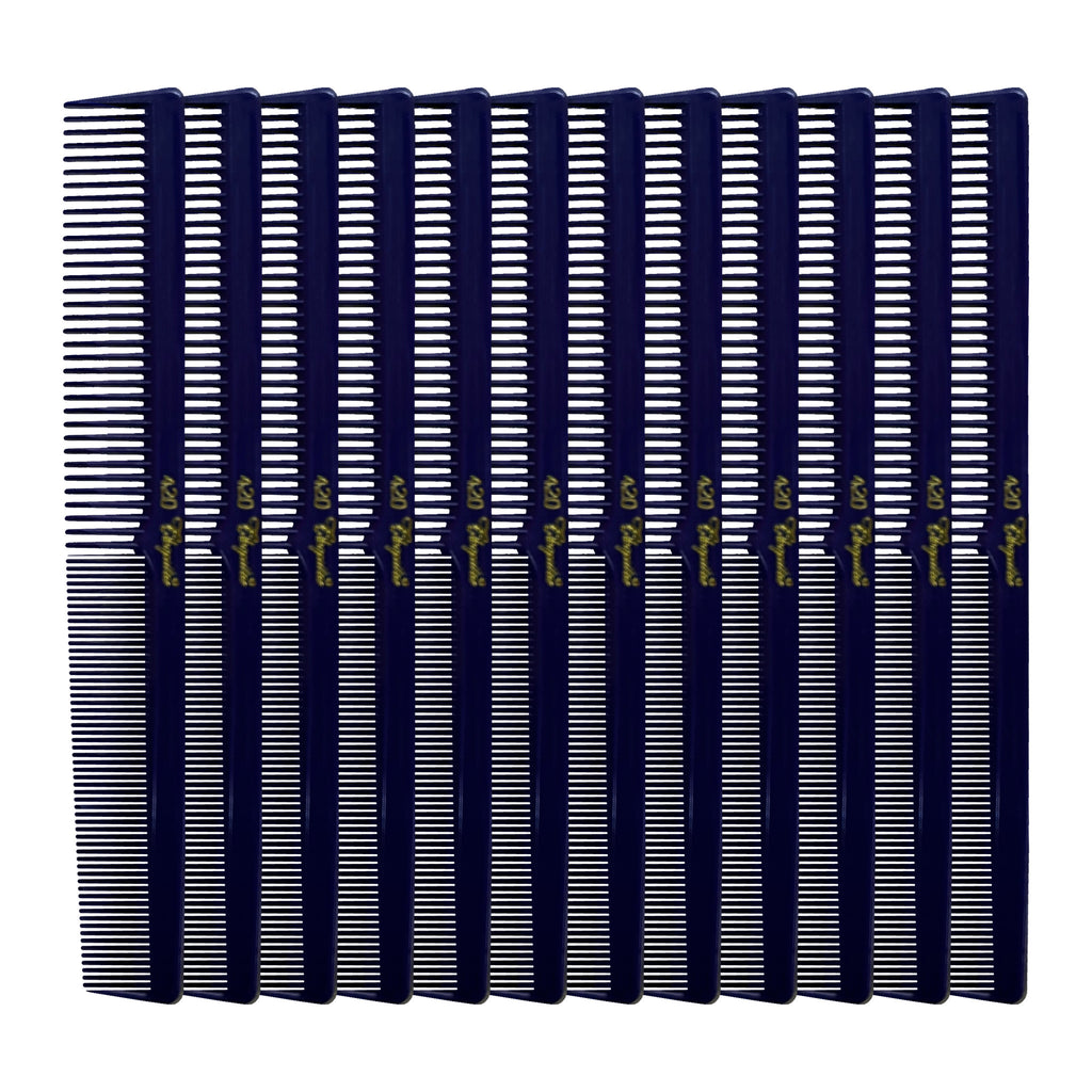 Cleopatra Styling Comb - #420 - Purple - 12 Pack