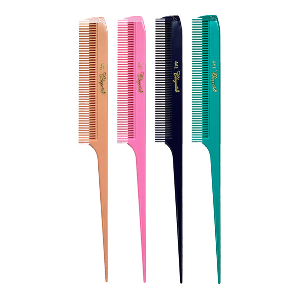 Cleopatra Rattail Comb - #441 - Pastel Mix