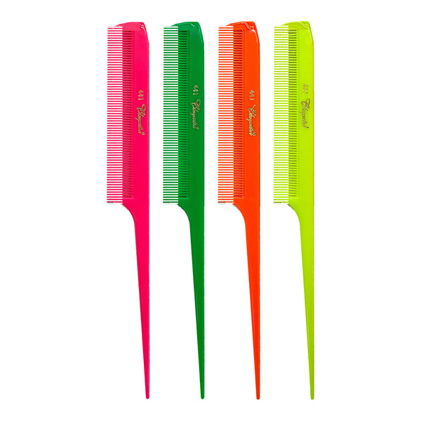 Cleopatra Rattail Comb - #441 - Neon Mix