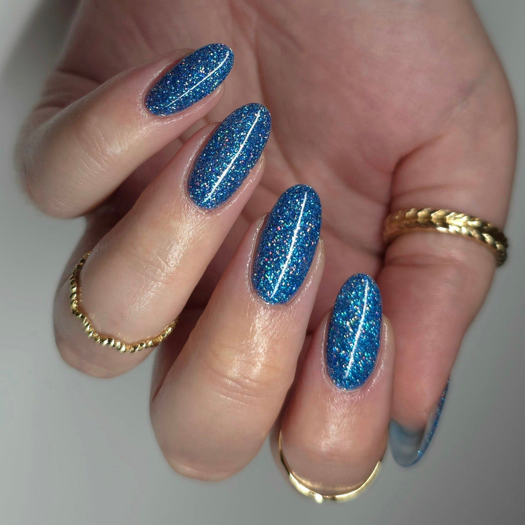 Light Elegance - Blast Off Blue Glitter Gel - 10ml