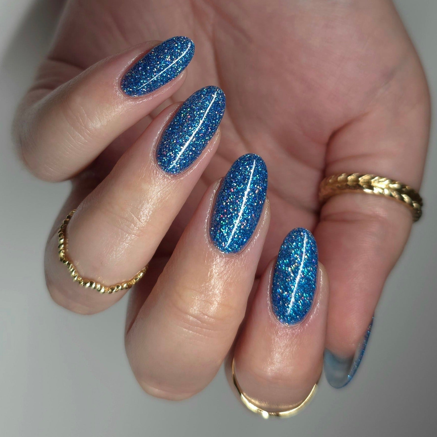 Light Elegance - Blast Off Blue Glitter Gel - 10ml