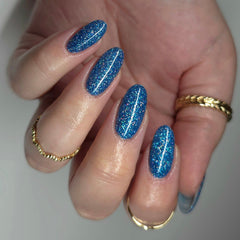 Light Elegance - Blast Off Blue Glitter Gel - 10ml
