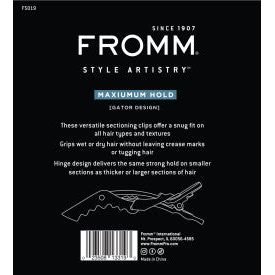 Fromm Maximum Hold Gator Clips 4pk Matte Colors Secondary image