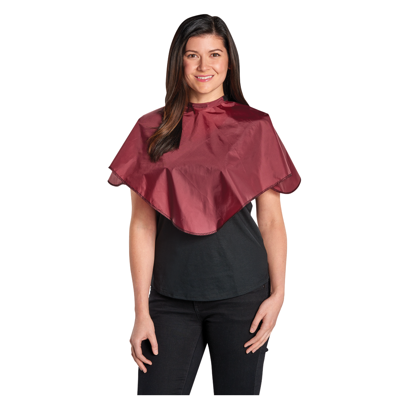 Scalpmaster Nylon Comb Out Cape Burgundy (3021) Main image