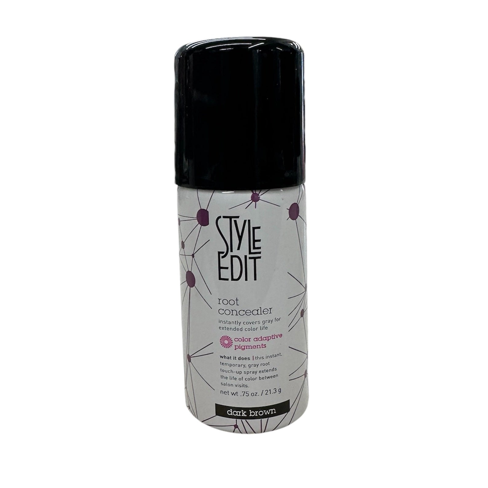 Style Edit Root Concealer Spray Mini .75oz - Dark Brown Main image