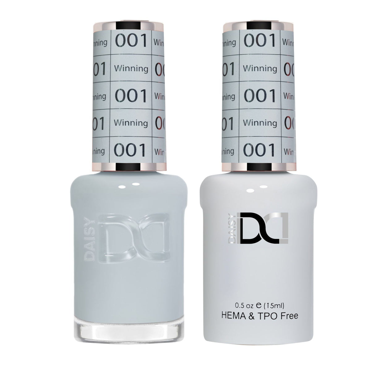 DND Hema Free Gel & Lacquer Duo #001 Winning bottles