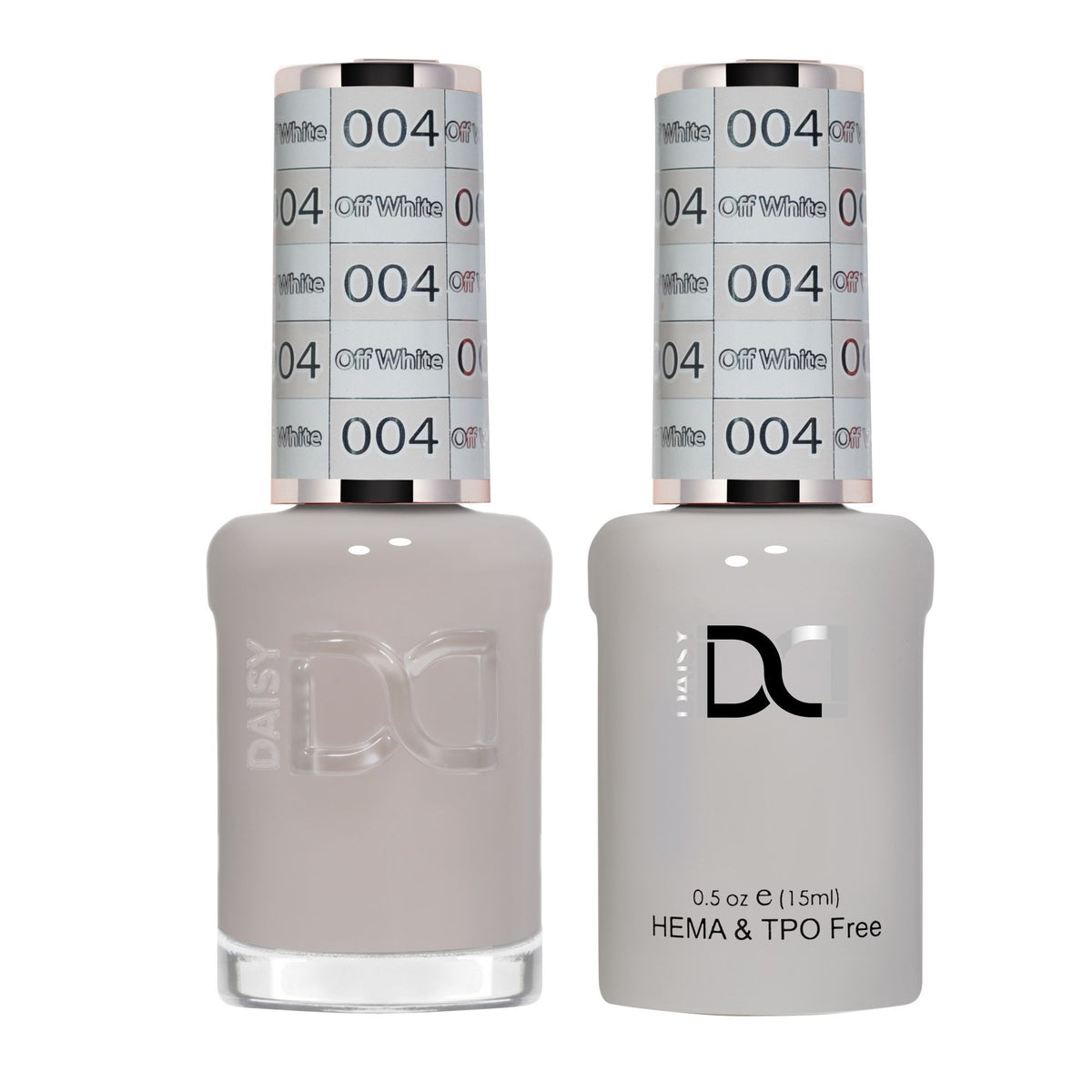 DND Hema Free Gel & Lacquer Duo #004 Off White bottles Main image