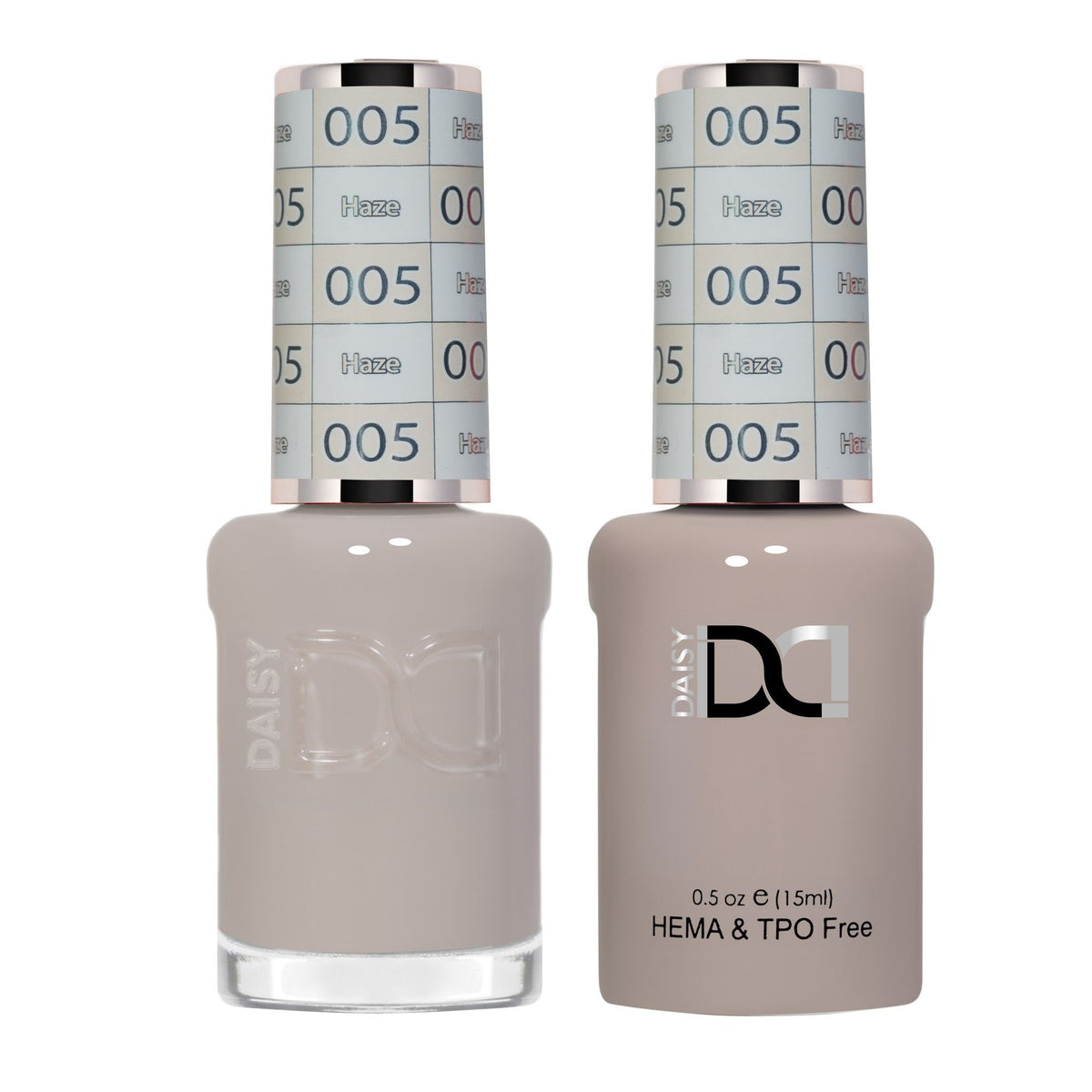 DND Hema Free Gel & Lacquer Duo #005 Haze bottles Main image