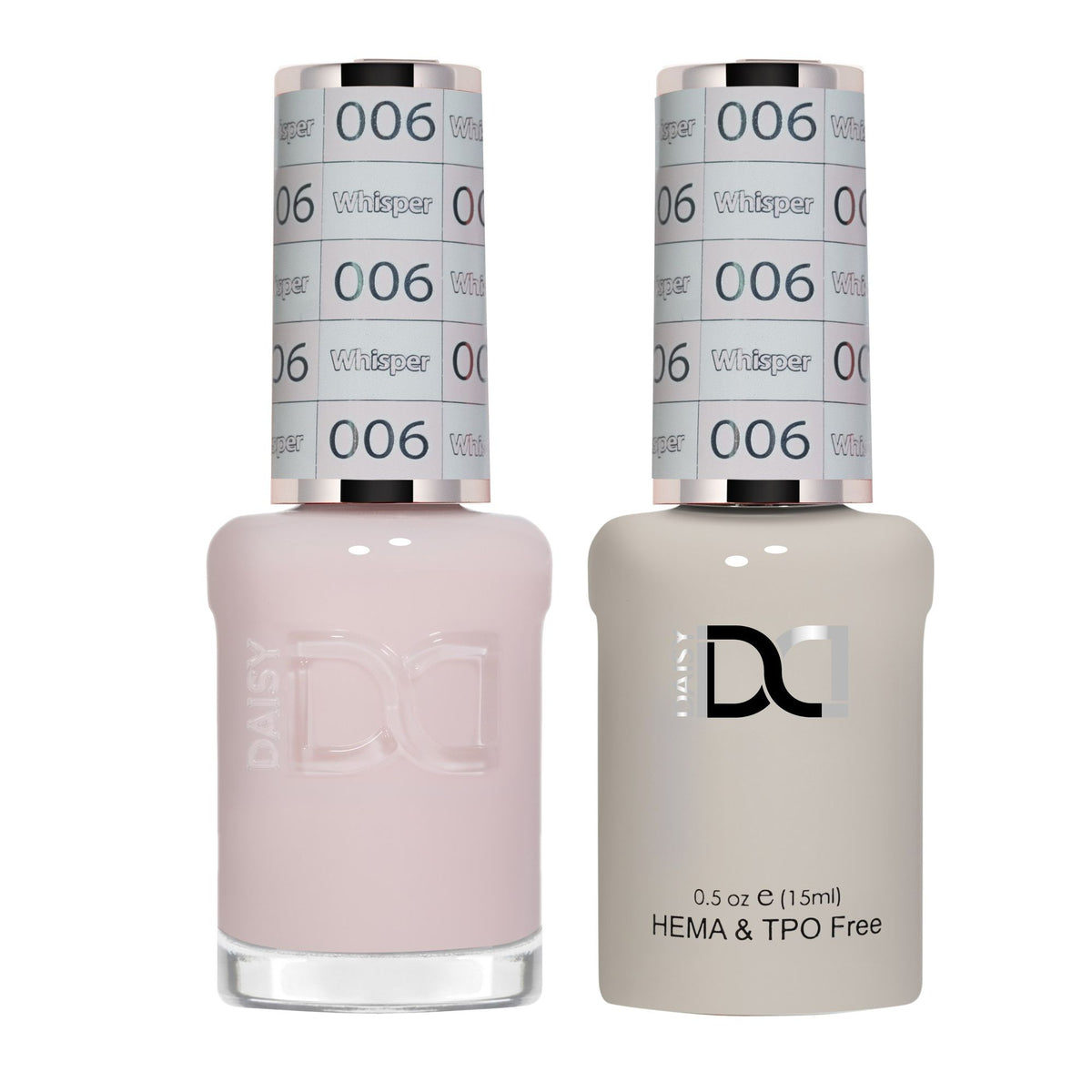 DND Hema Free Gel & Lacquer Duo #006 Whisper bottles