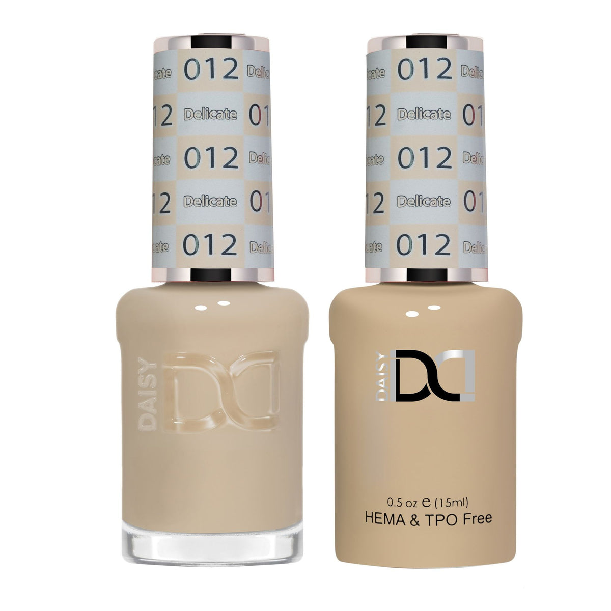 DND Hema Free Gel & Lacquer Duo #012 Delicate bottles