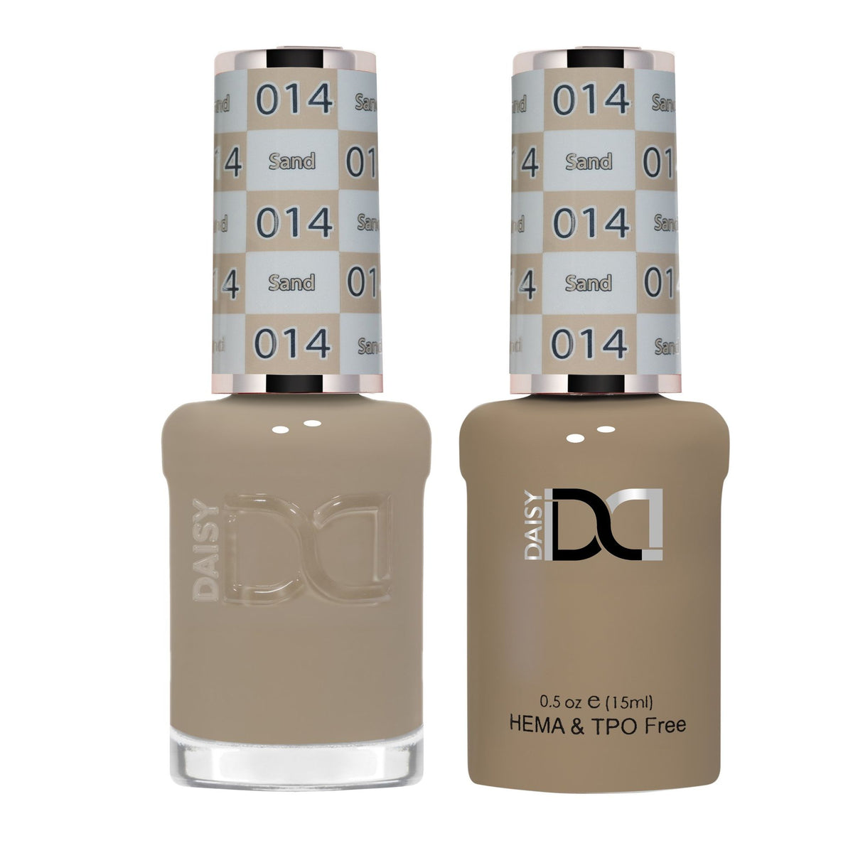 DND Hema Free Gel & Lacquer Duo #014 Sand bottles Main image