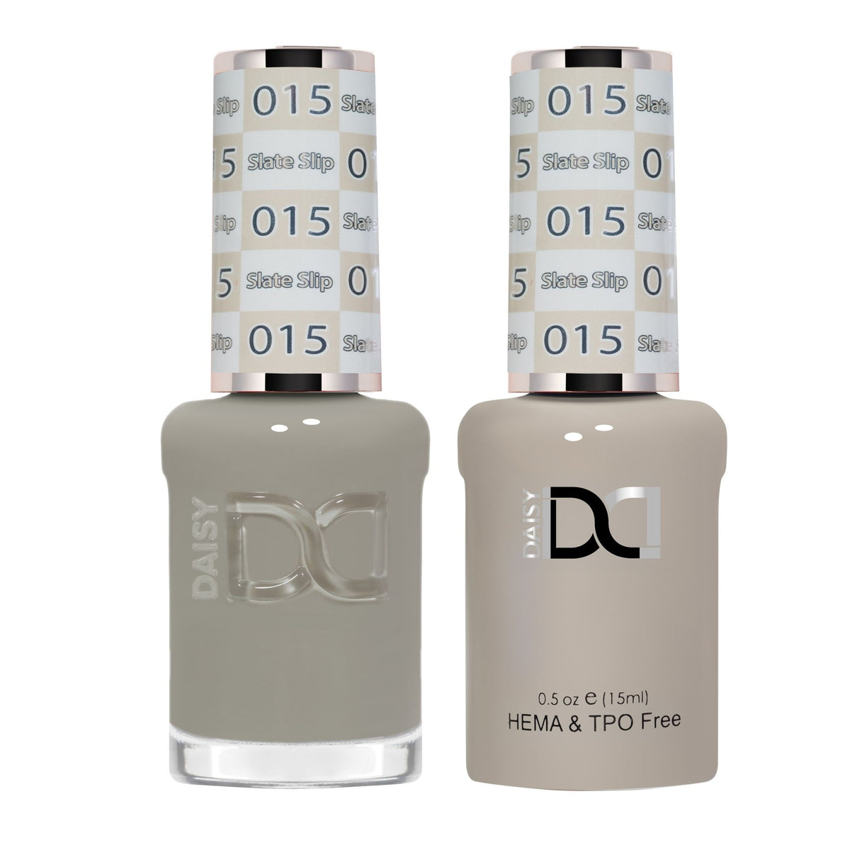 DND Hema Free Gel & Lacquer Duo #015 Slate Slip bottles Main image