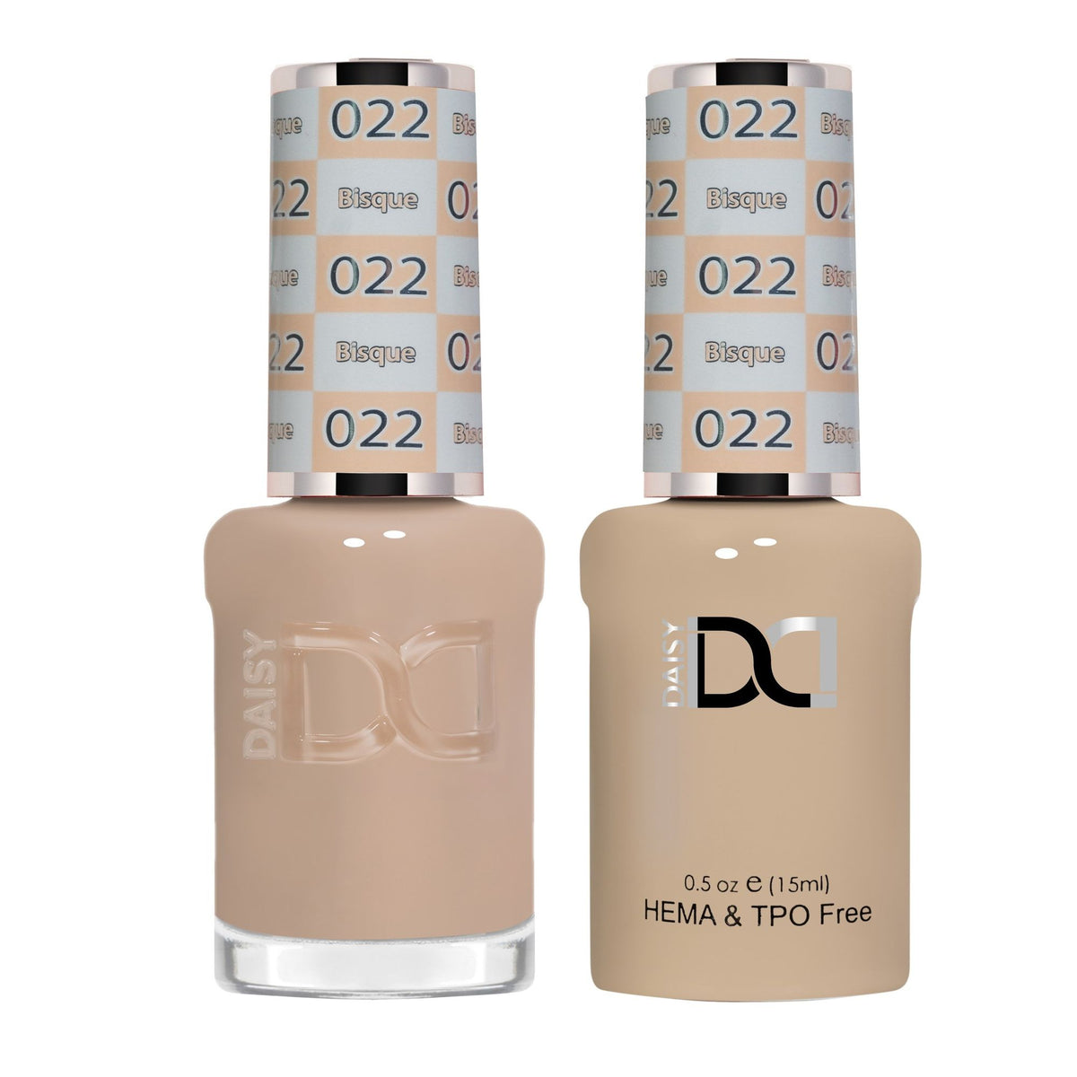 DND Hema Free Gel & Lacquer Duo #022 Bisque bottles