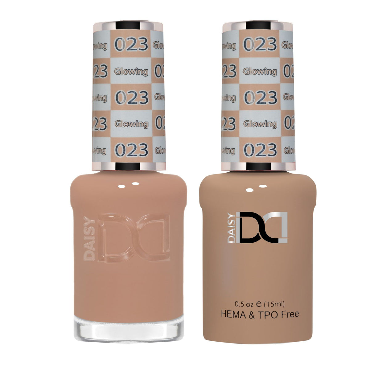 DND Hema Free Gel & Lacquer Duo #023 Glowing bottles