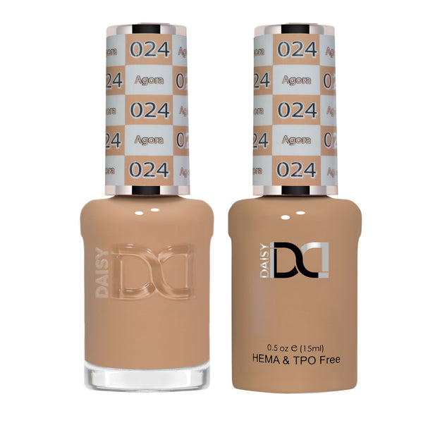 DND Hema Free Gel & Lacquer Duo #024 Agora bottles