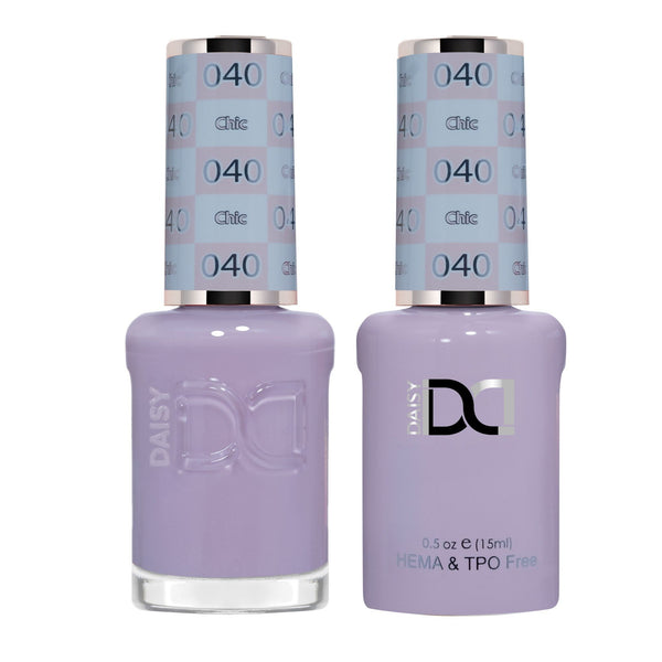 DND Hema Free Gel & Lacquer Duo #040 Chic bottles