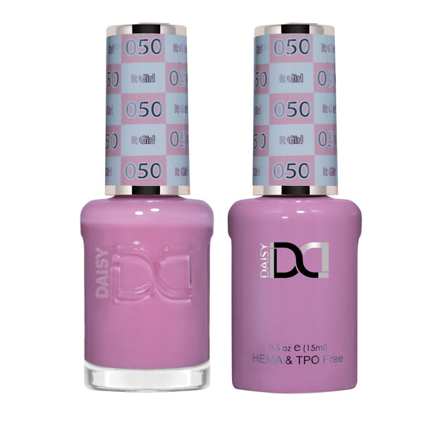 DND Hema Free Gel & Lacquer Duo #050 It Girl bottles