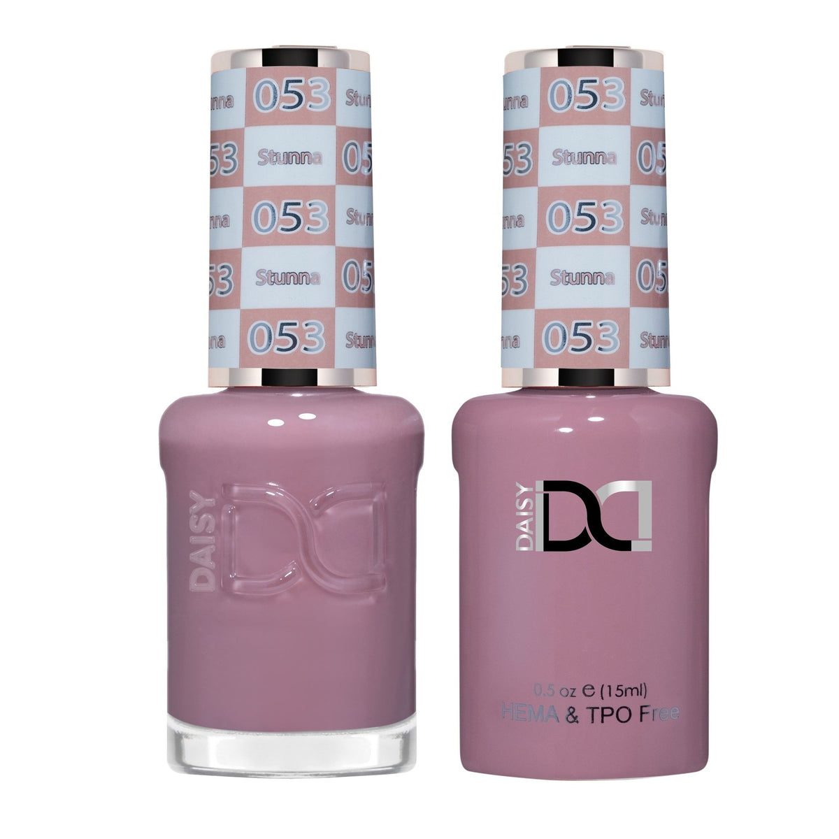 DND Hema Free Gel & Lacquer Duo #053 Stunna bottles Main image