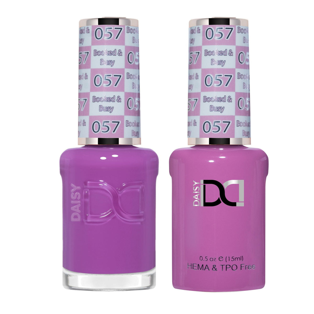 DND Hema Free Gel & Lacquer Duo #057 Booked & Busy bottles Main image